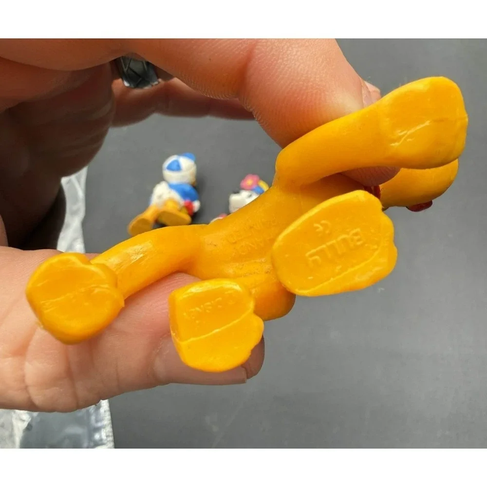 Vintage 1986‎ Bullyland Disney Figures Minnie Pluto Donald Duck 80s